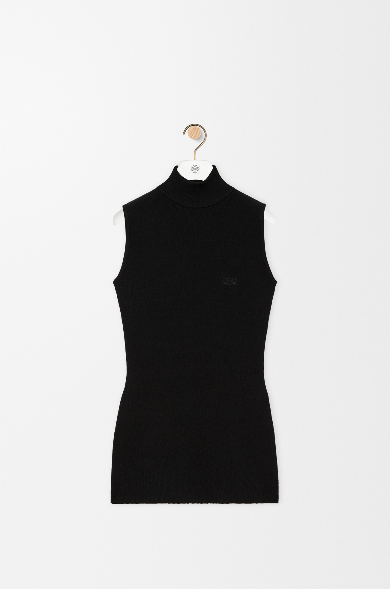 LOEWE Sleeveless top in viscose blend Black