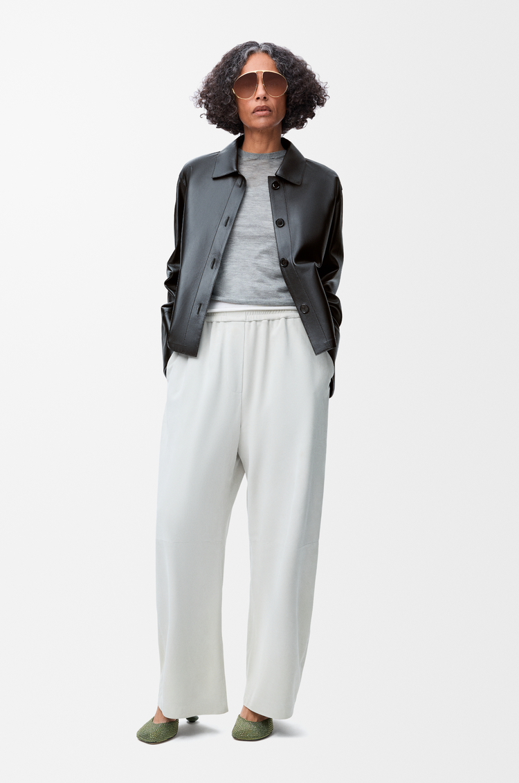 LOEWE Turn-up jacket in nappa lambskin Black