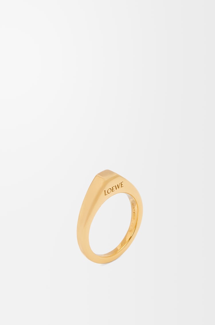 LOEWE スターラップ リング（スターリングシルバー） ゴールド