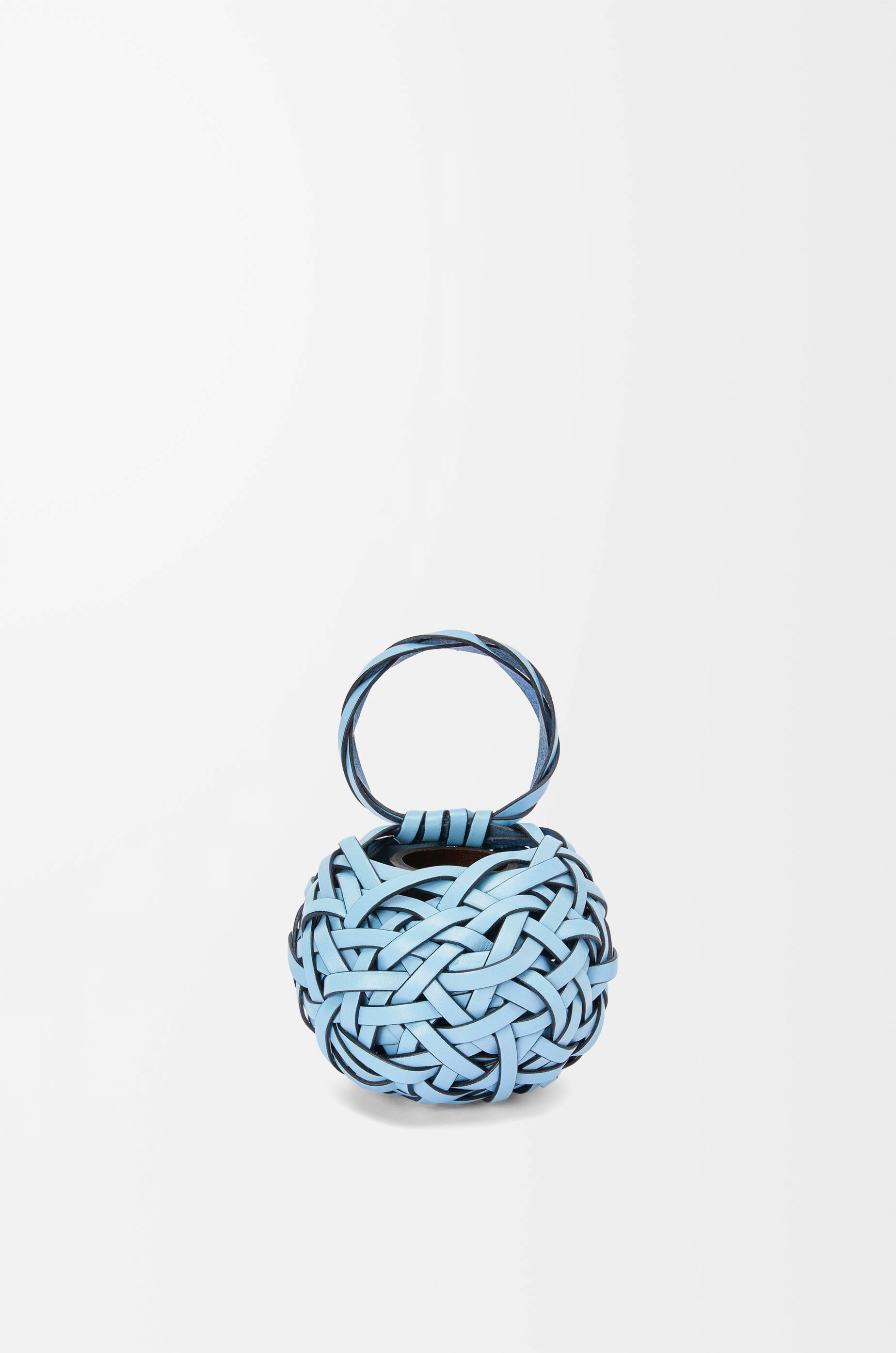 ウーブン ネスト ベース (カーフ&バンブー) ブルー - LOEWE