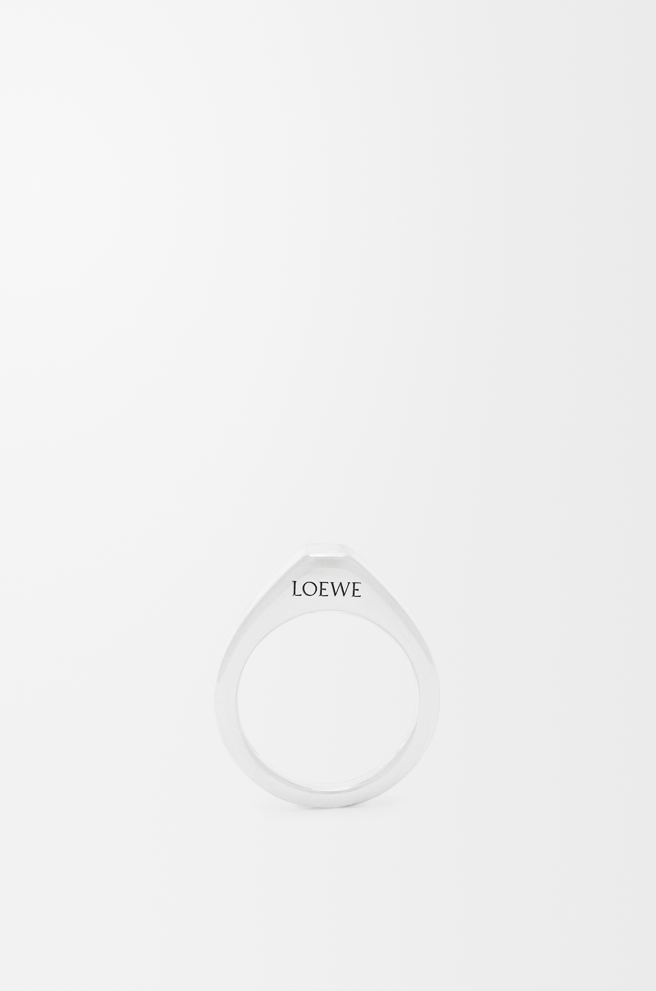LOEWE Stirrup ring in sterling silver Silver