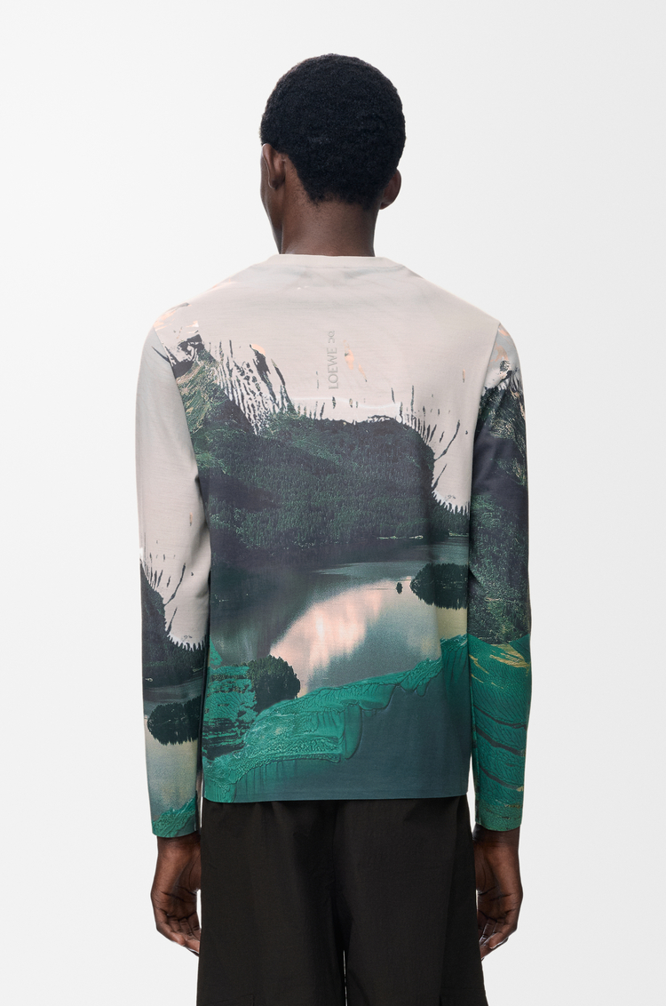 LOEWE T-shirt in technical jersey Multicolor