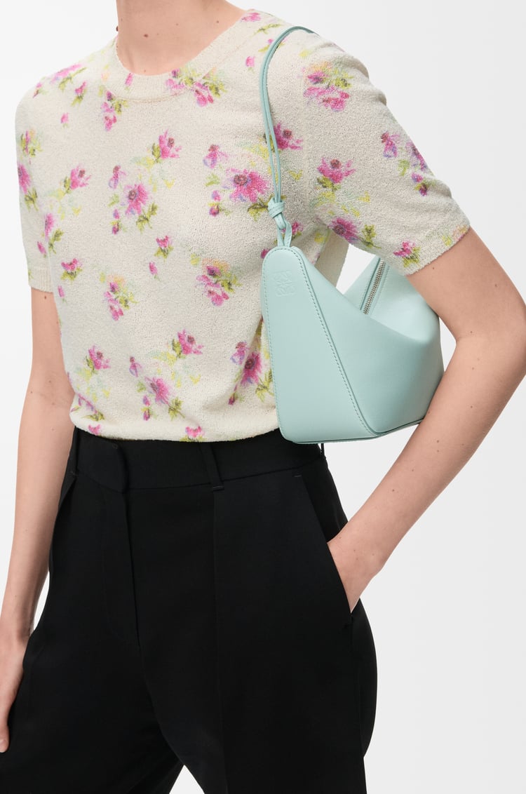 LOEWE Mini Hammock hobo in classic calfskin Frozen