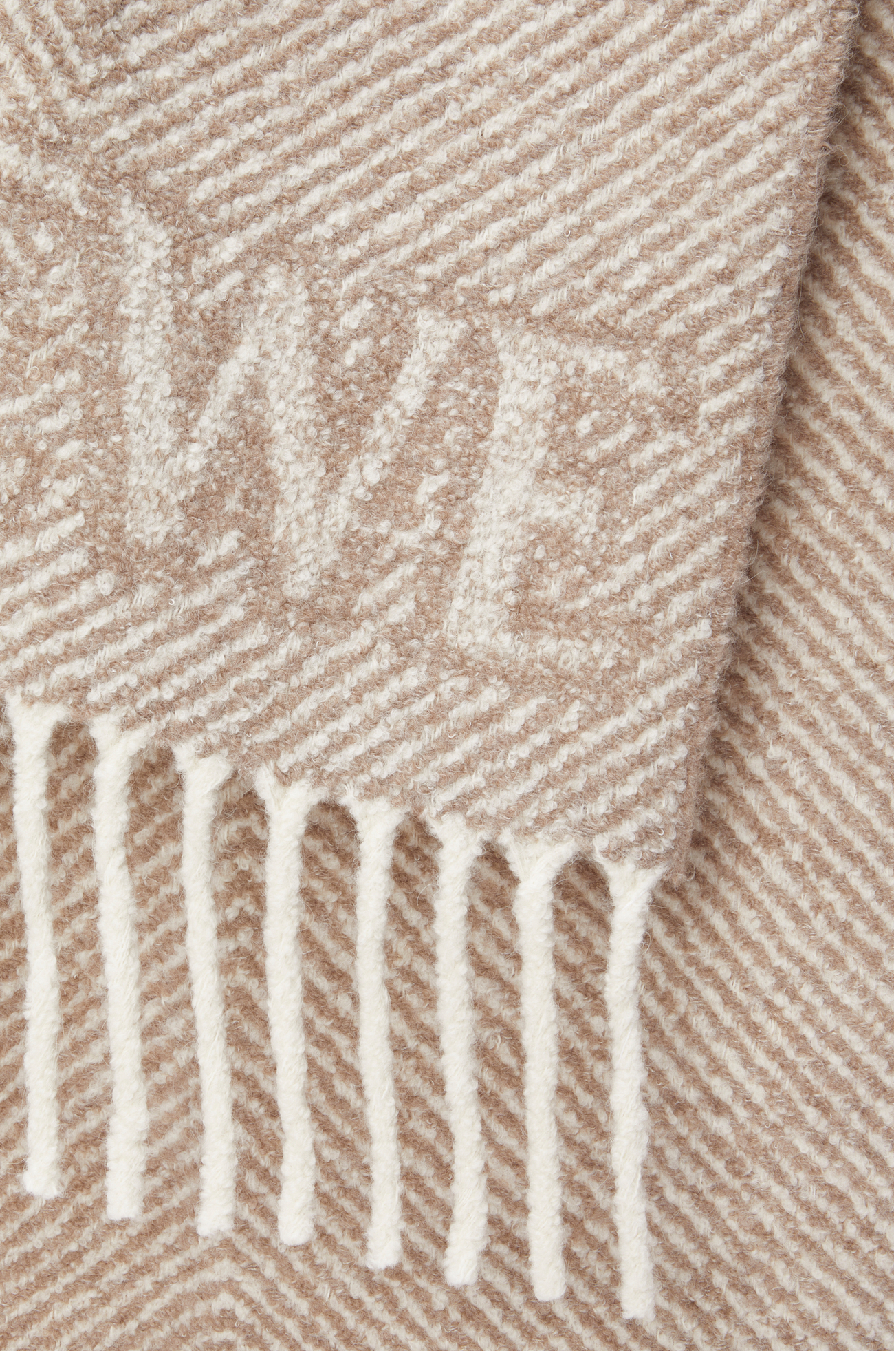 LOEWE LOEWE scarf in alpaca and wool blend Beige/Ecru