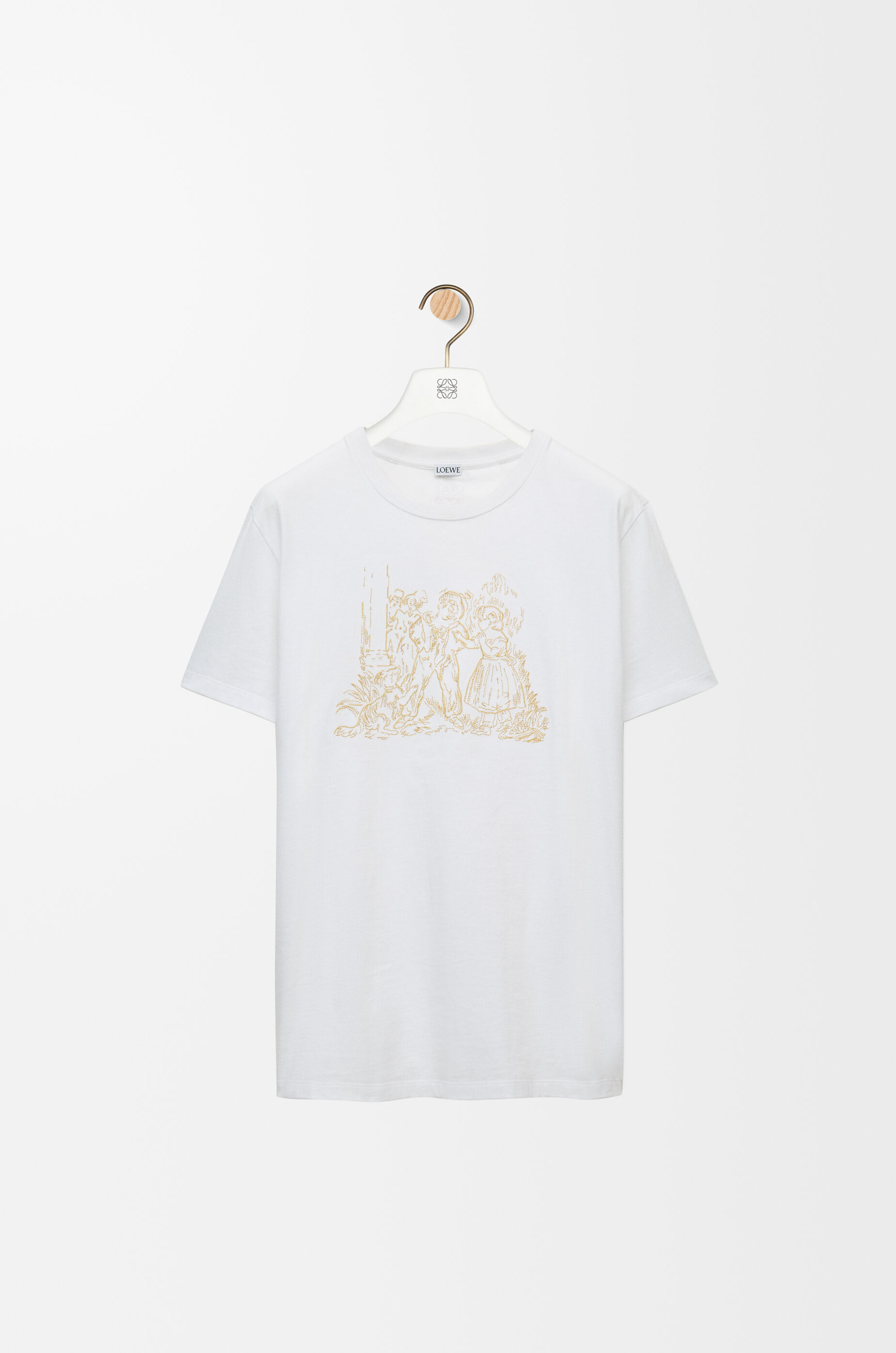 Relaxed fit T-shirt in cotton White - LOEWE