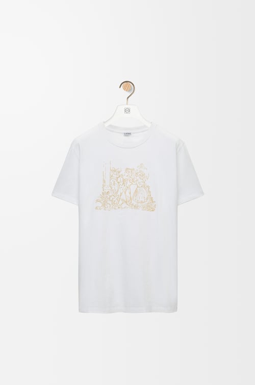 LOEWE 棉质宽松版型 T 恤 白色 plp_rd