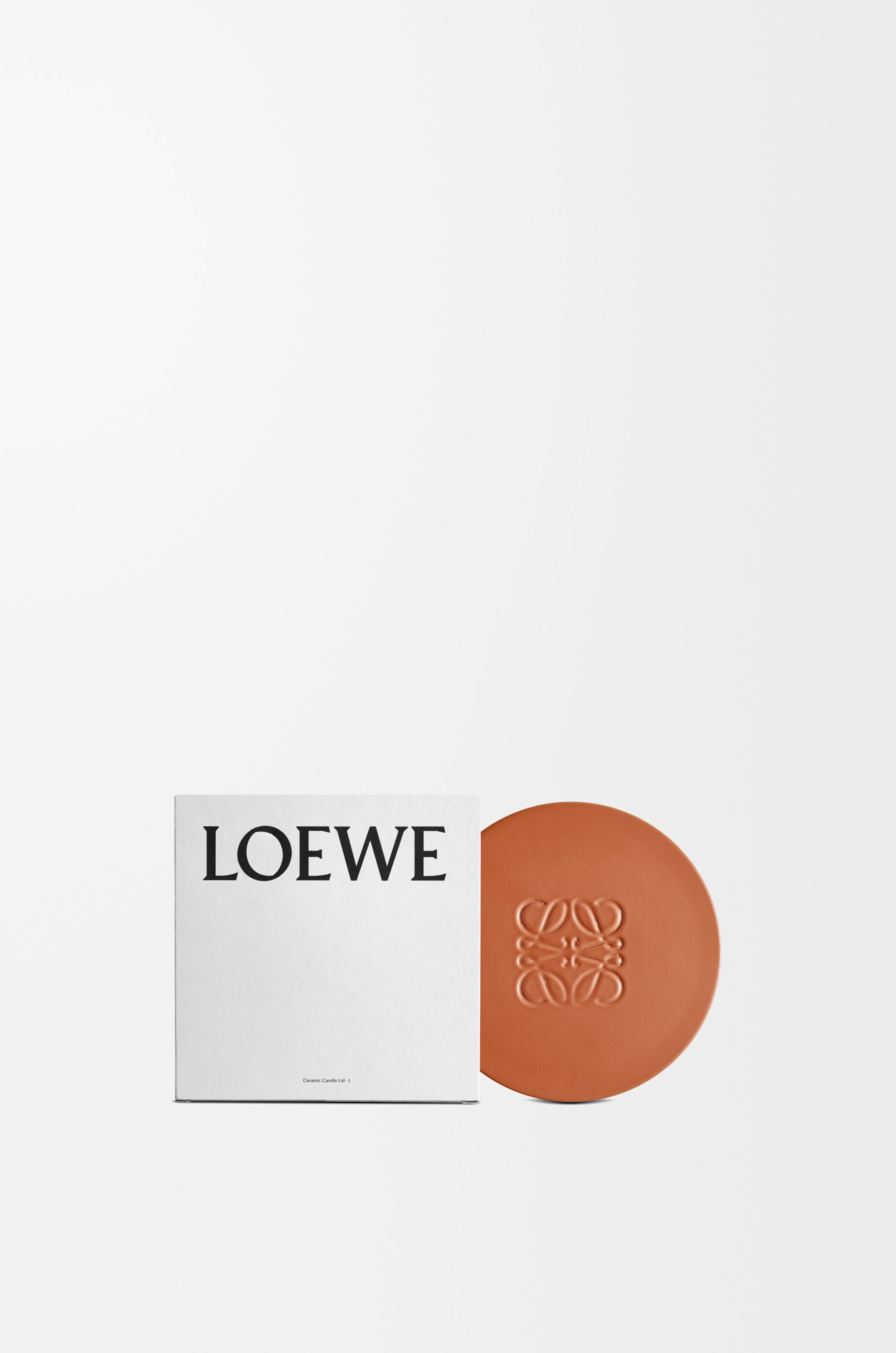 キャンドル リッド ラージ ブラウン - LOEWE