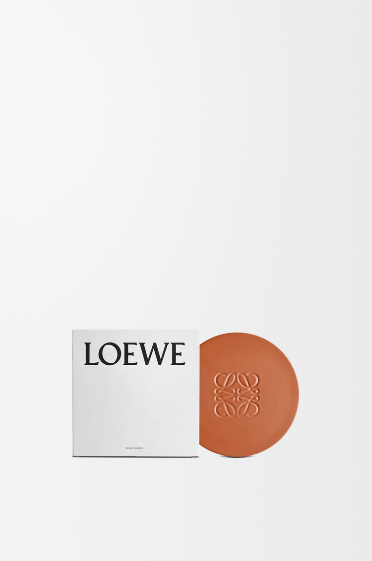 LOEWE Large candle lid Terracotta