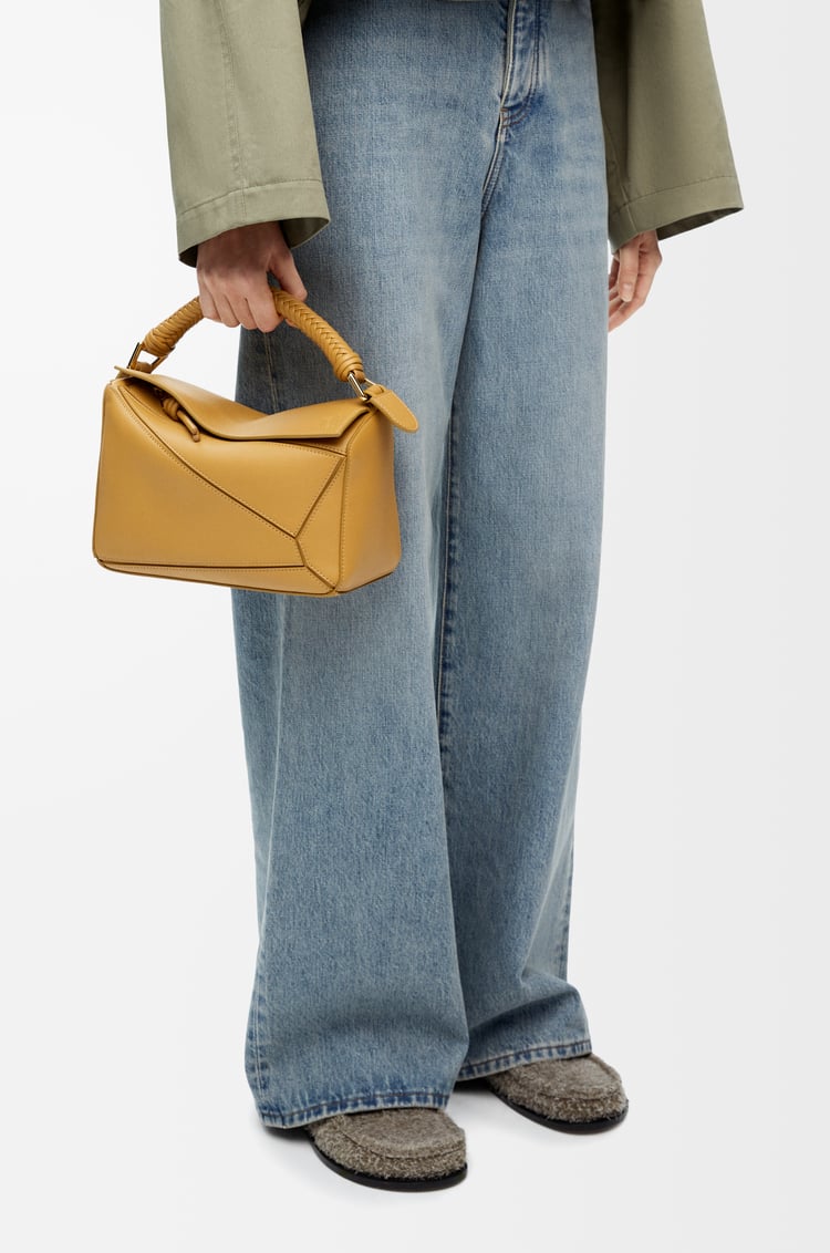LOEWE Small Puzzle bag in smooth calfskin Sahara
