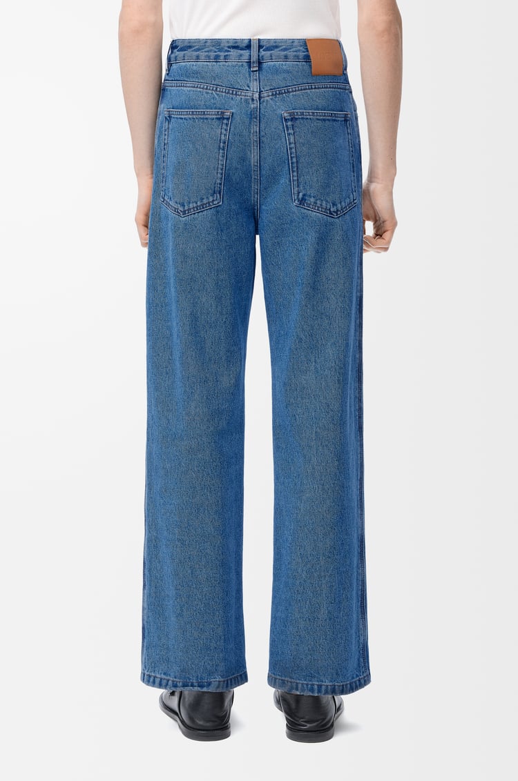 Anagram baggy jeans in denim