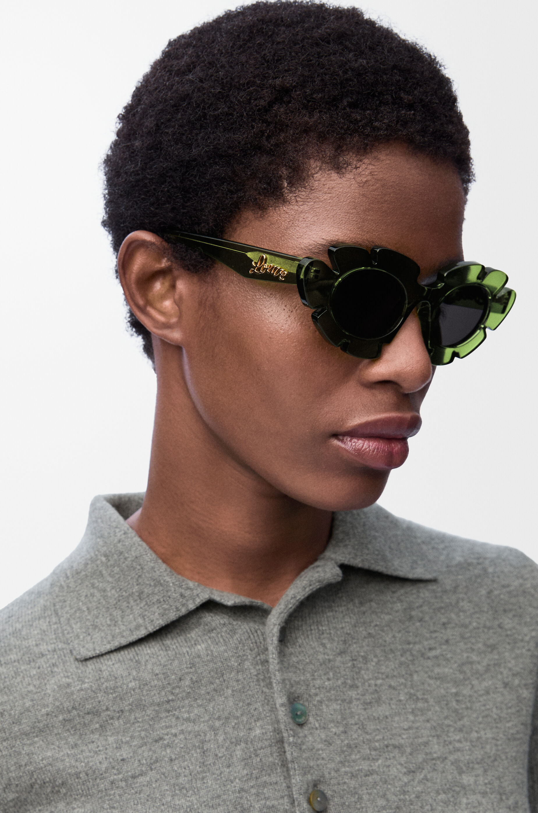 Flower sunglasses Green - LOEWE