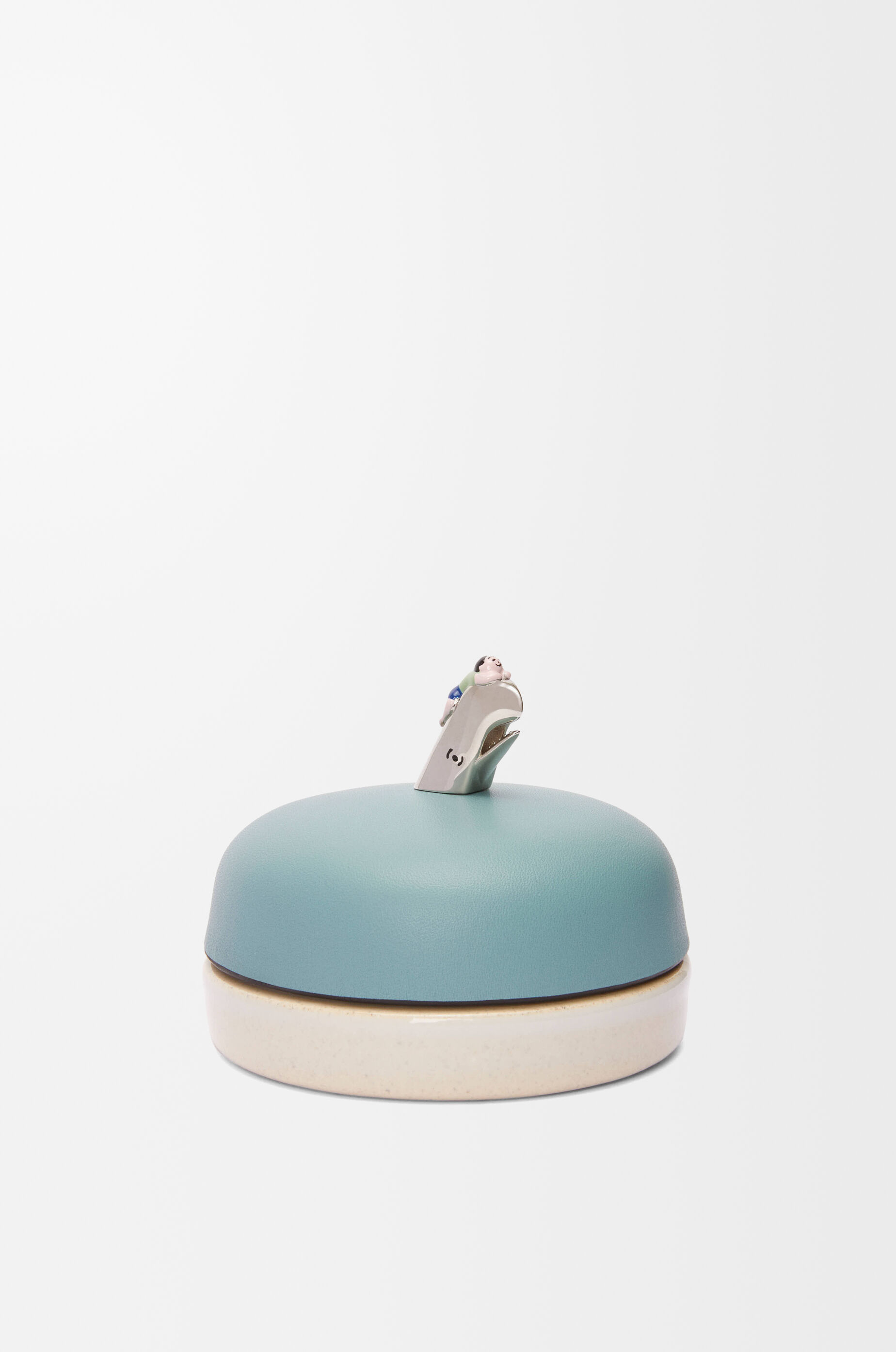 クジラ ボックス(カーフ&セラミック) ブルー - LOEWE クジラ ボックス(カーフ&セラミック) ブルー - LOEWE
