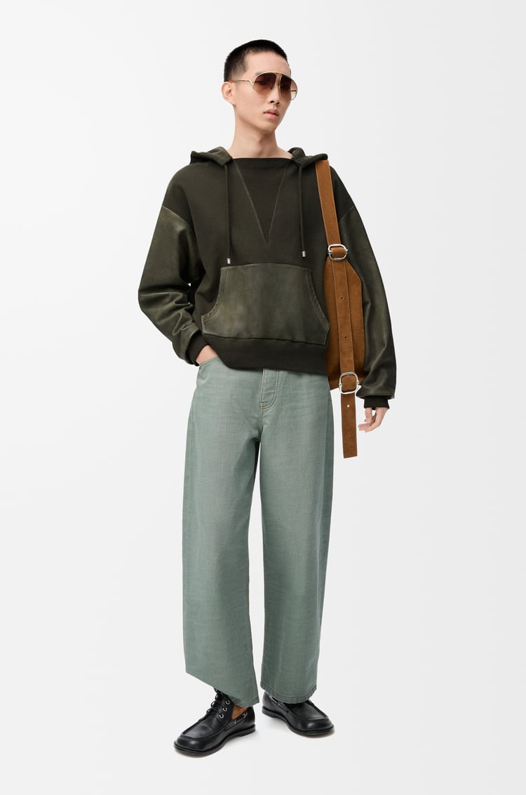 LOEWE Jeans in denim Khaki Green