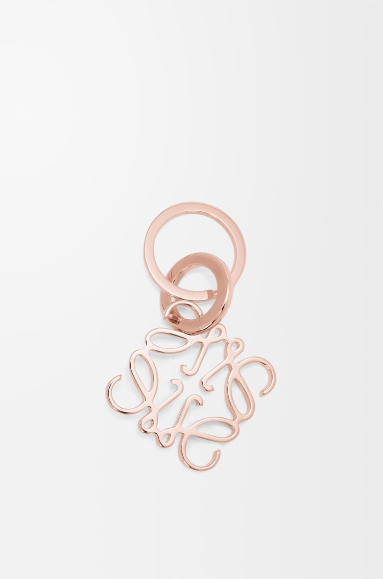 LOEWE Llavero Anagram Oro Rosa