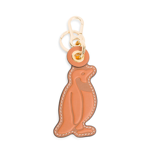LOEWE Charm Pingüino Piel Bronceado/Negro LOEWE Charm Pingüino Piel Bronceado/Negro all