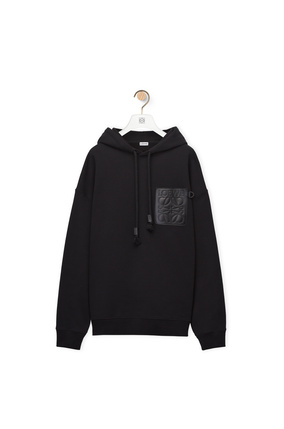 LOEWE Relaxed fit hoodie in cotton Black