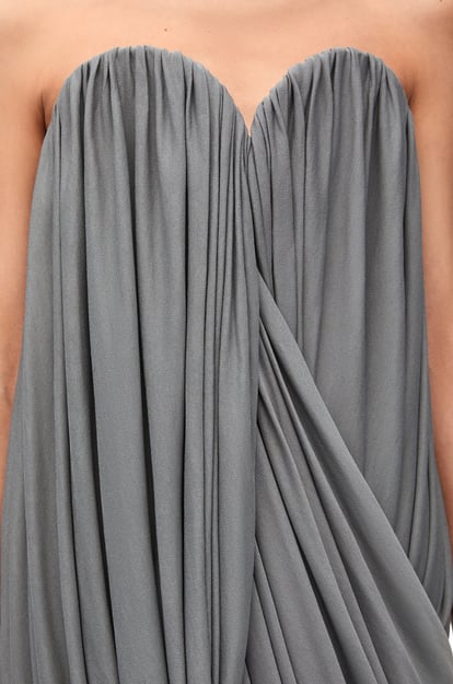 LOEWE Bustier dress in viscose Dark Grey plp_rd