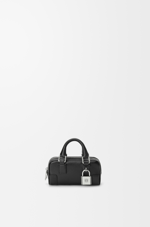 LOEWE Amazona Nano en cuir de veau brillant Noir