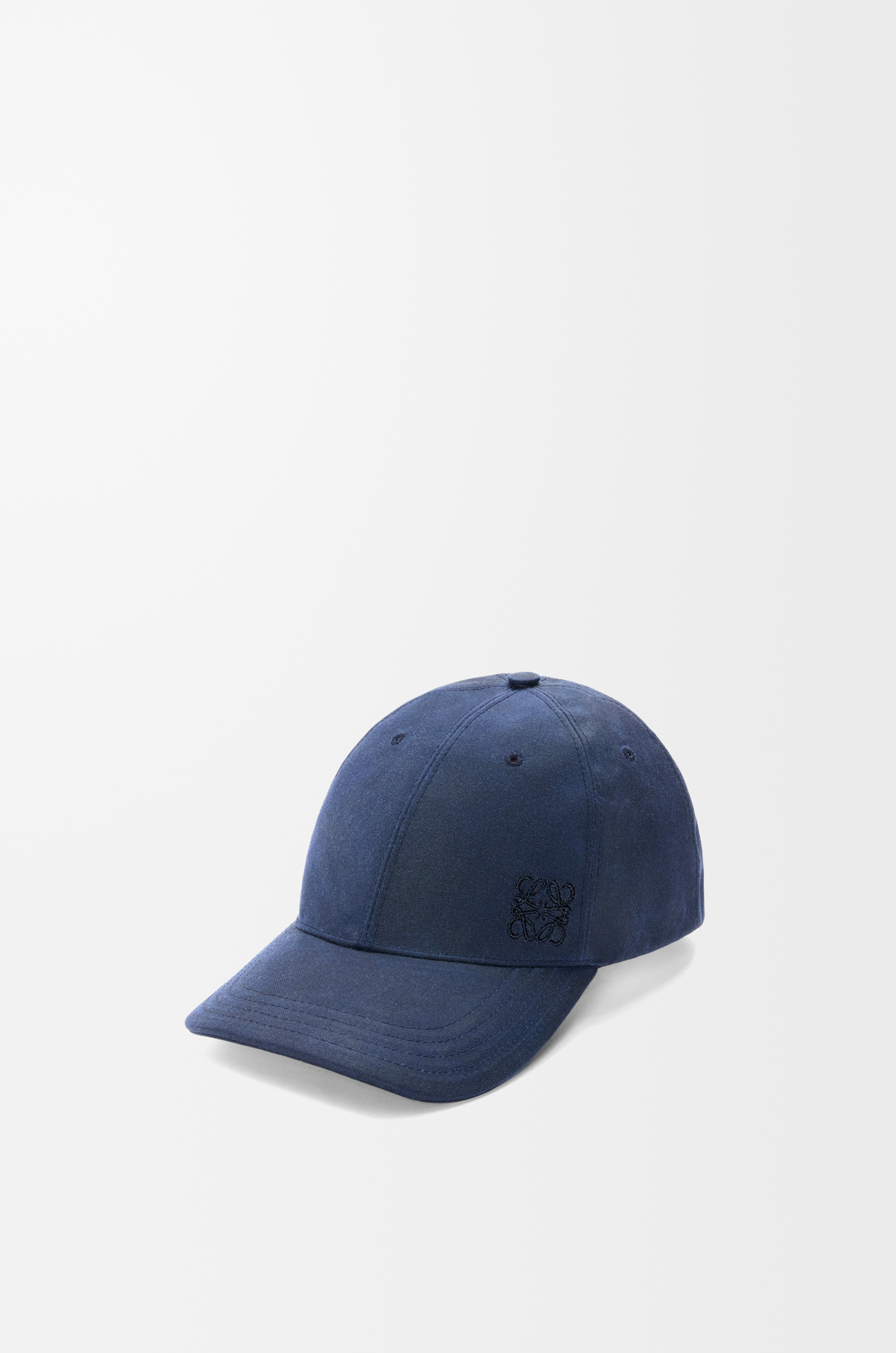 LOEWE Cap in waxed canvas Deep Navy