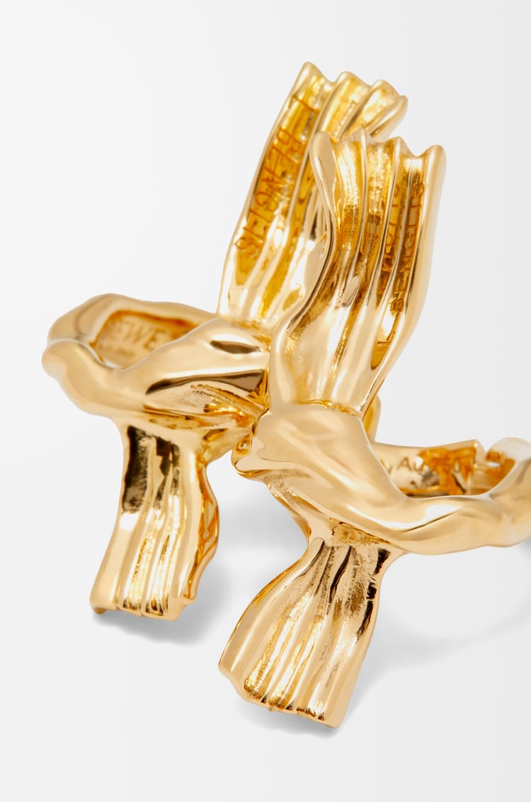 LOEWE ナックルノット イヤリング（ゴールド） ゴールド