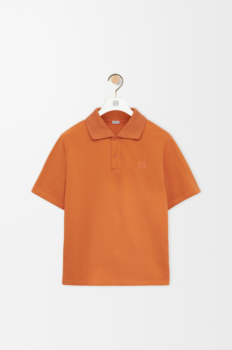 LOEWE Polo in cotton Orange