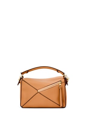 LOEWE Small Puzzle bag in soft grained calfskin Light Caramel