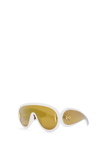 LOEWE Gafas de sol Wave mask en acetato Marfil plp_rd