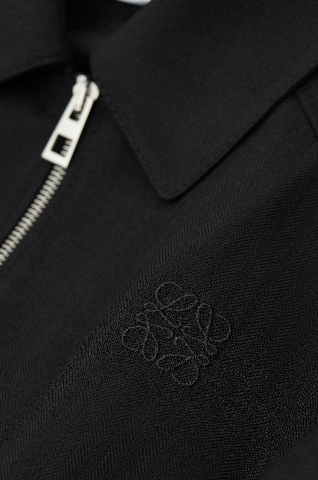 LOEWE Chaqueta globo en lana Negro plp_rd