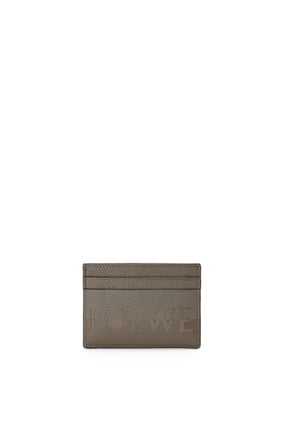 LOEWE Signature plain cardholder in calfskin Khaki Green/Orange plp_rd