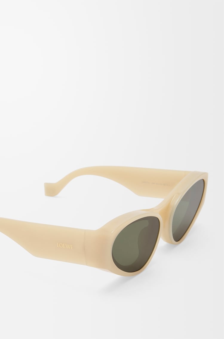 LOEWE フロントレンズ キャッツアイ サングラス  Milky Ivory