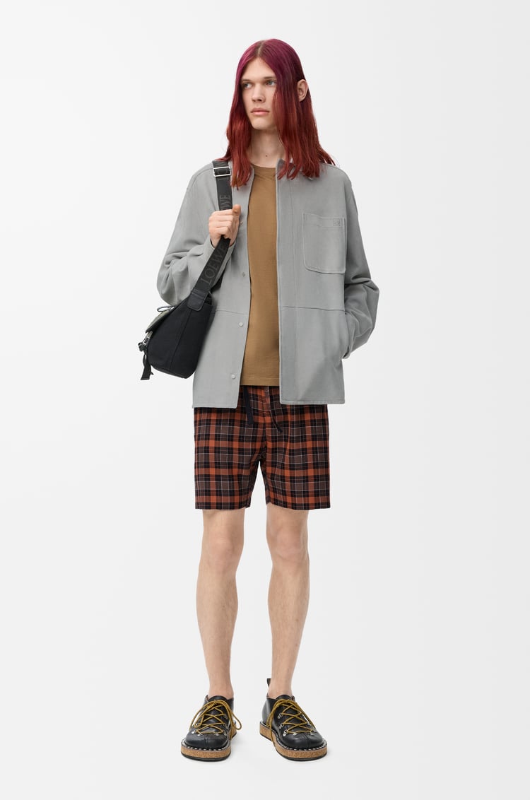 LOEWE 棉質一般版型T恤 駝色