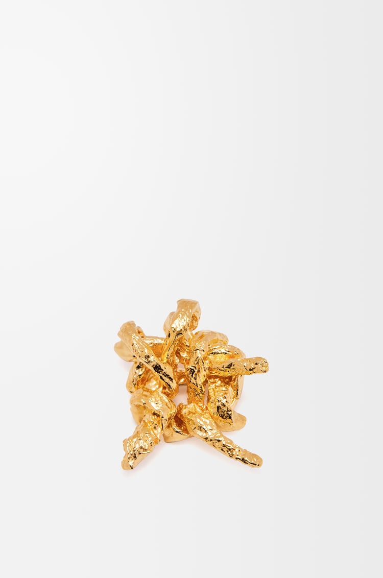 LOEWE Tarantella brooch in sterling silver Gold