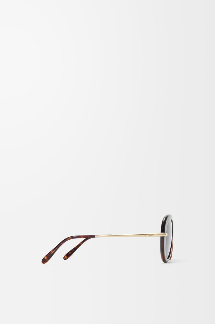 LOEWE Gafas de sol Pilot Slim Marrón Habano