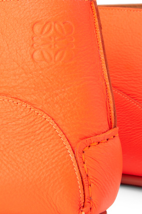LOEWE Soft lace up shoe in calfskin Neon Orange plp_rd