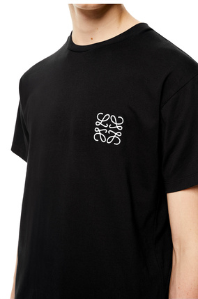 LOEWE Camiseta en algodón con anagrama Negro plp_rd