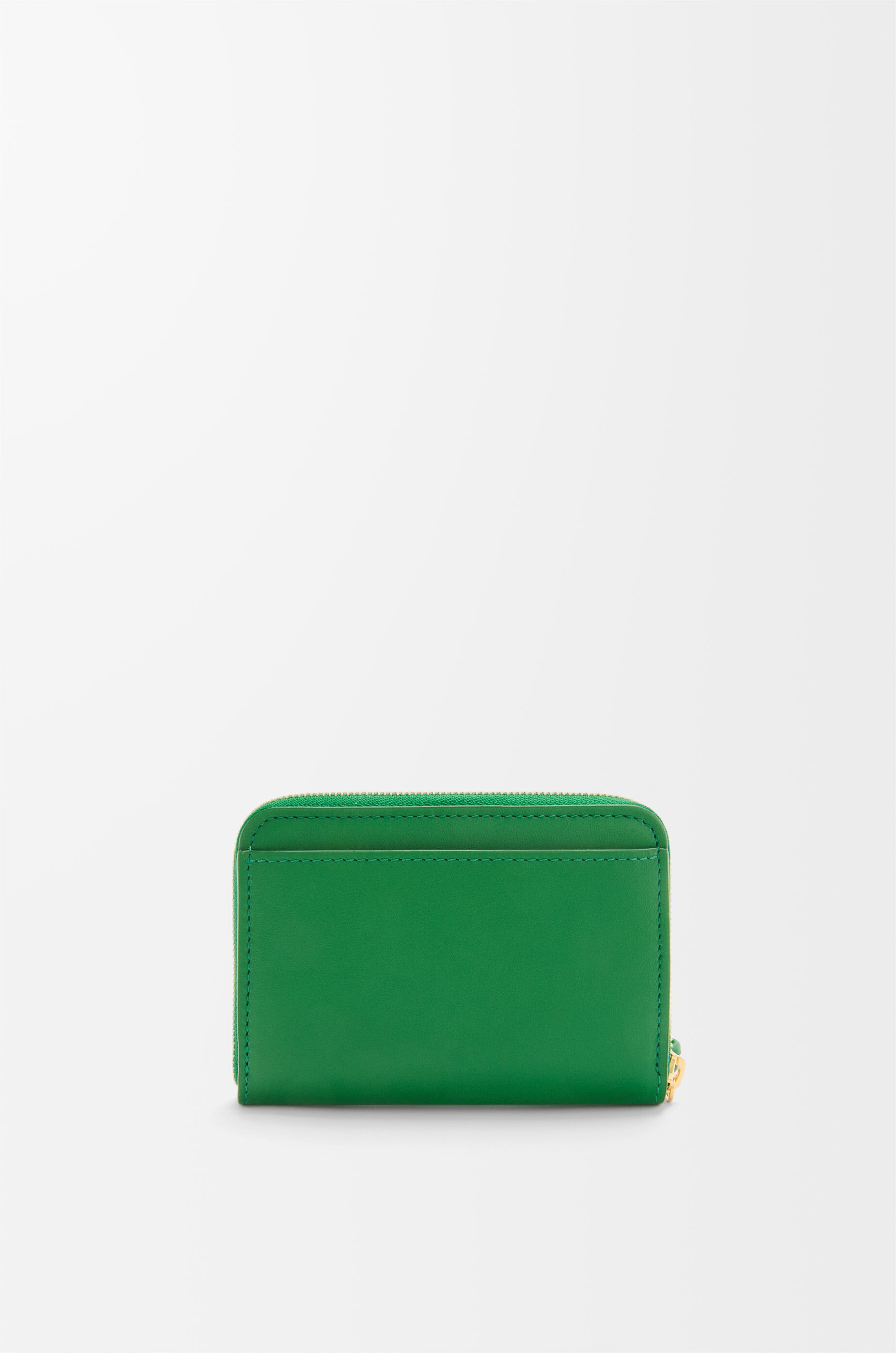 ジップ コインパース(シャイニーナパカーフ) グリーン - LOEWE ジップ コインパース(シャイニーナパカーフ) グリーン - LOEWE