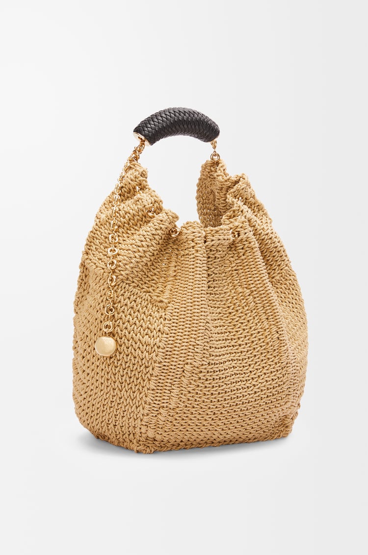 LOEWE スクイーズバッグ ミディアム（コード&カーフ） ナチュラル