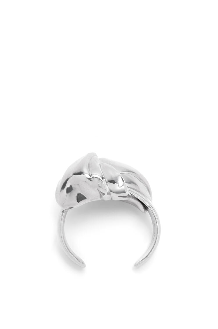 LOEWE Nappa knot large cuff in sterling silver Silver pdp_rd