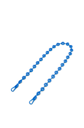 LOEWE Bandolera de cadena en metal con berlina Azul Buceo