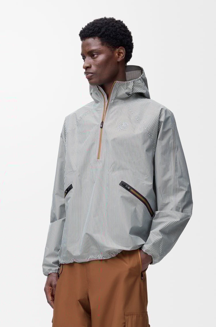 LOEWE Anorak Storm en tissu technique Beige/Blue