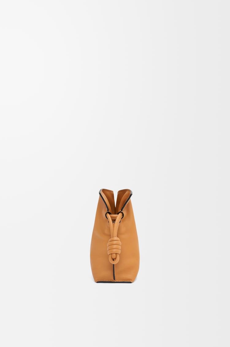 LOEWE Mini Flamenco clutch in nappa calfskin Warm Desert