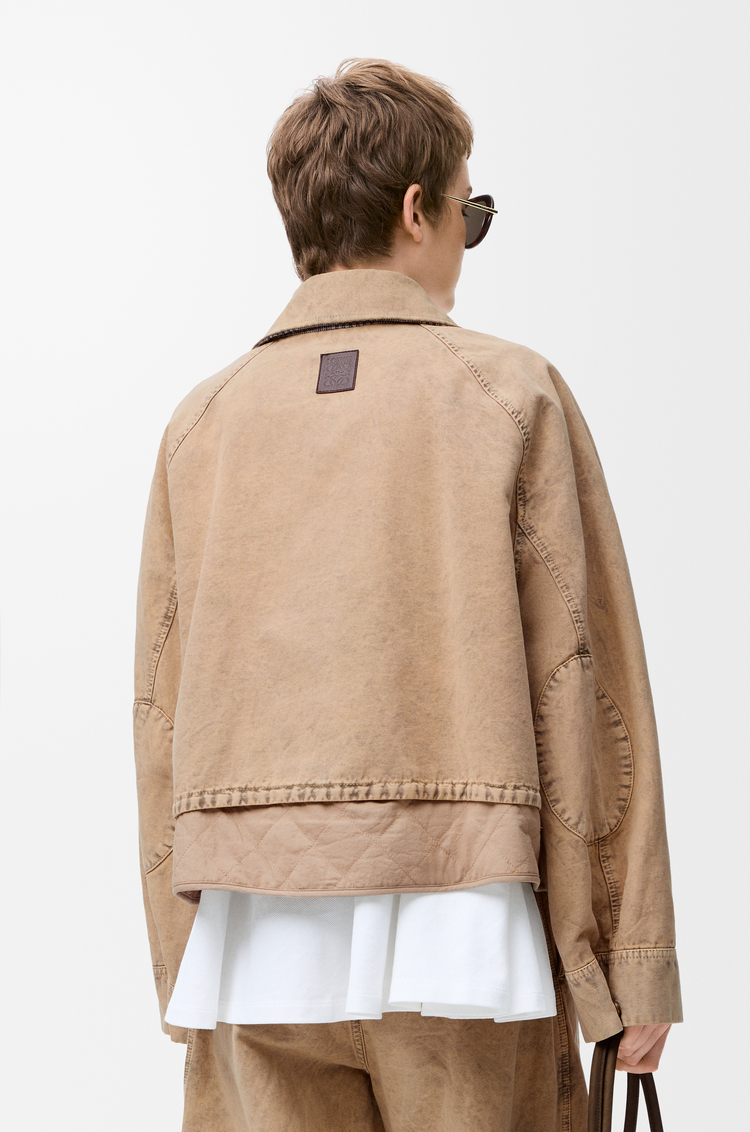 LOEWE Jacket in cotton Beige