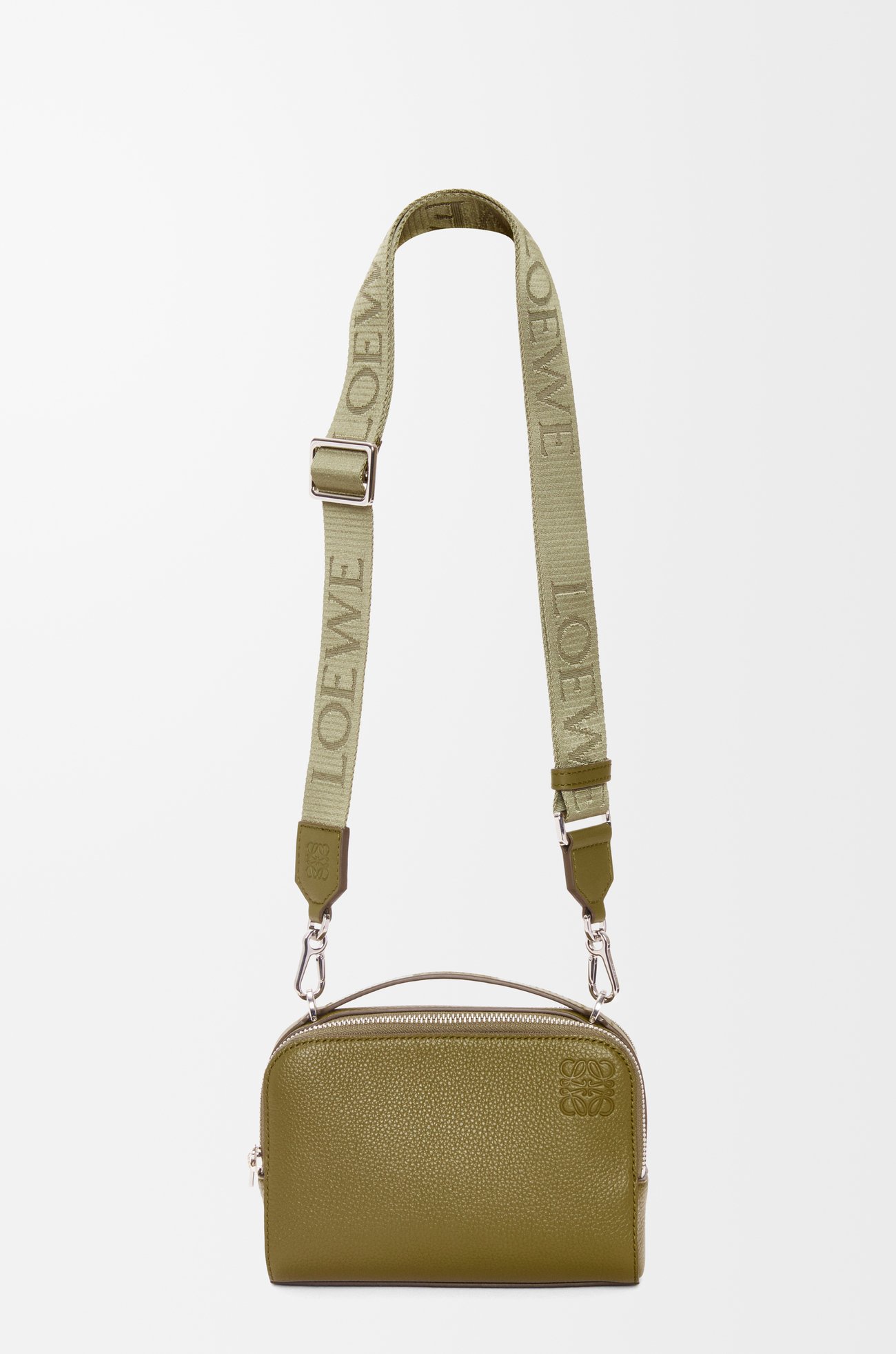 LOEWE クロスボディ カメラバッグ ミニ（ソフトグレインカーフ） オリーブ
