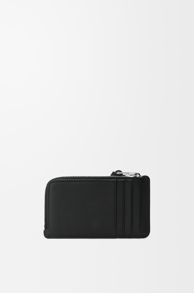 LOEWE 經典小牛皮 Flag零錢卡夾 黑色/熱帶綠