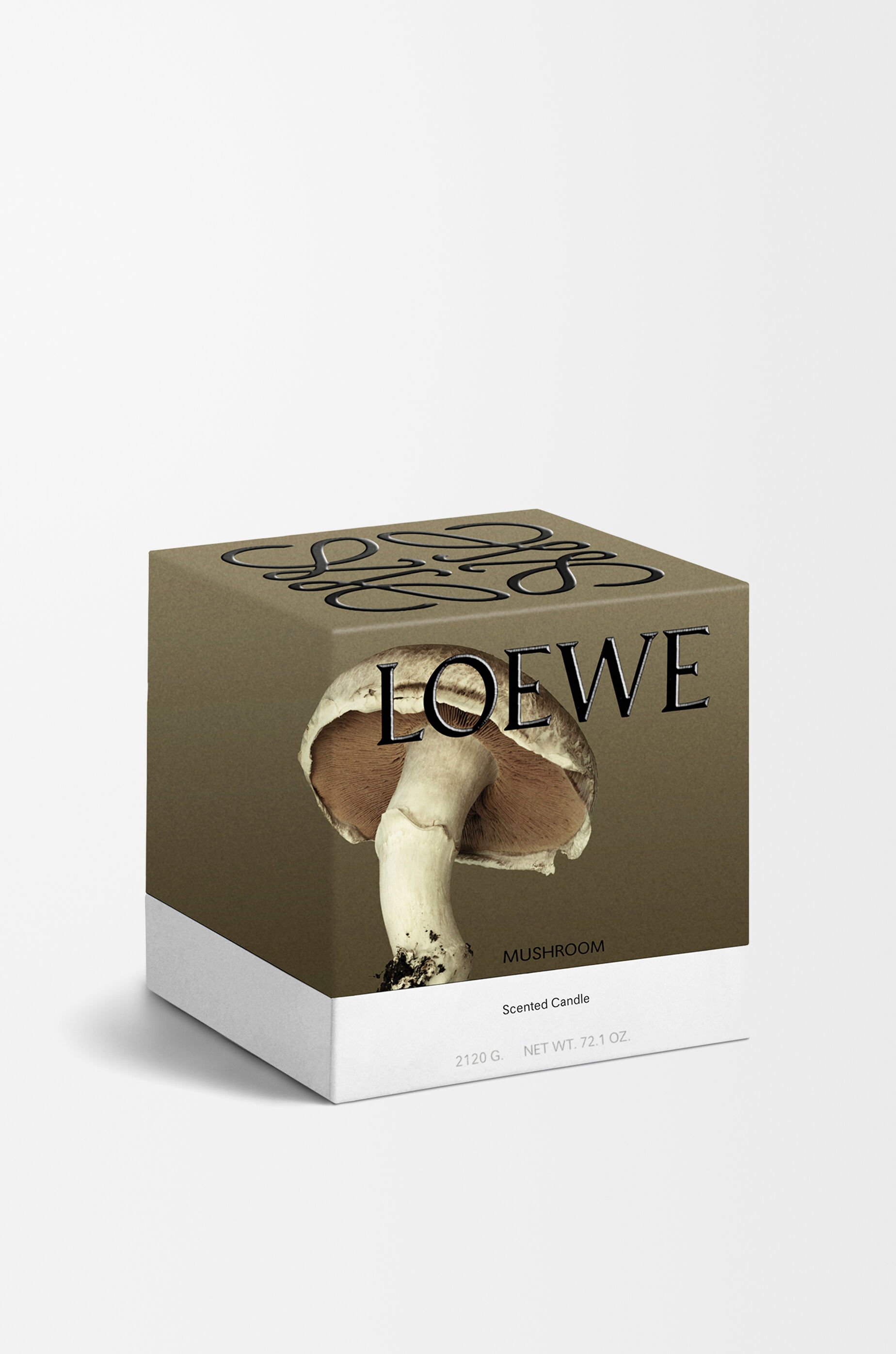 マッシュルーム キャンドル ラージ グレー - LOEWE