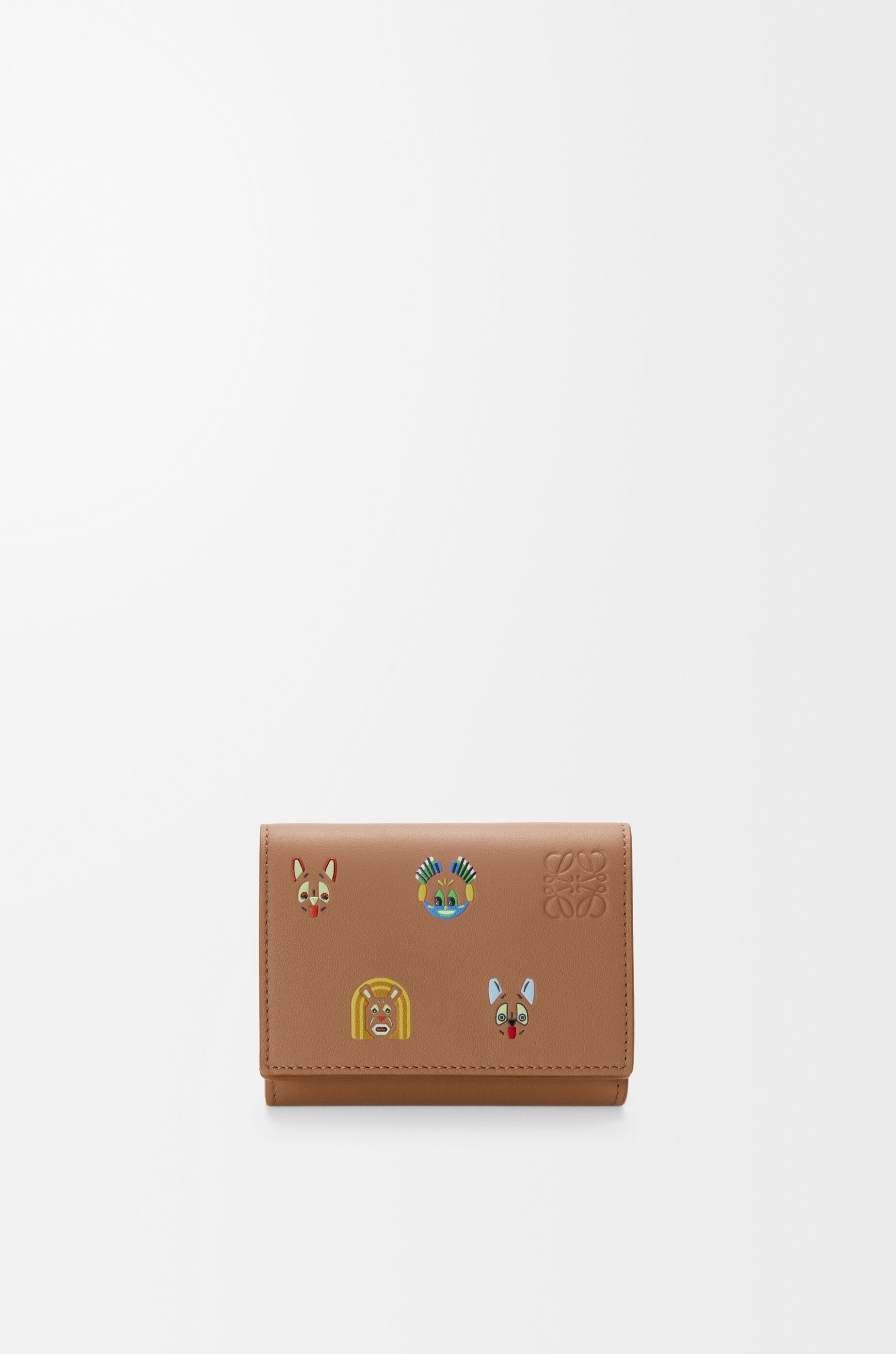 キャッツ トライフォールド ウォレット（クラシックカーフ） ブラウン