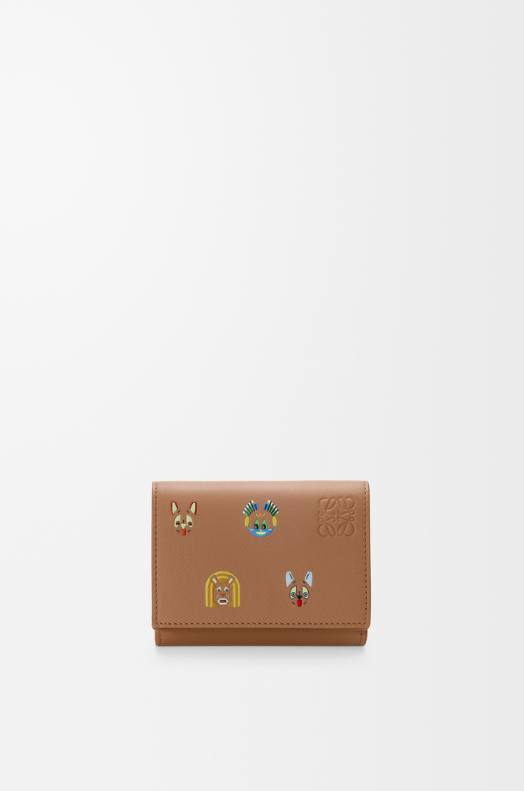 LOEWE キャッツ トライフォールド ウォレット（クラシックカーフ） モカ