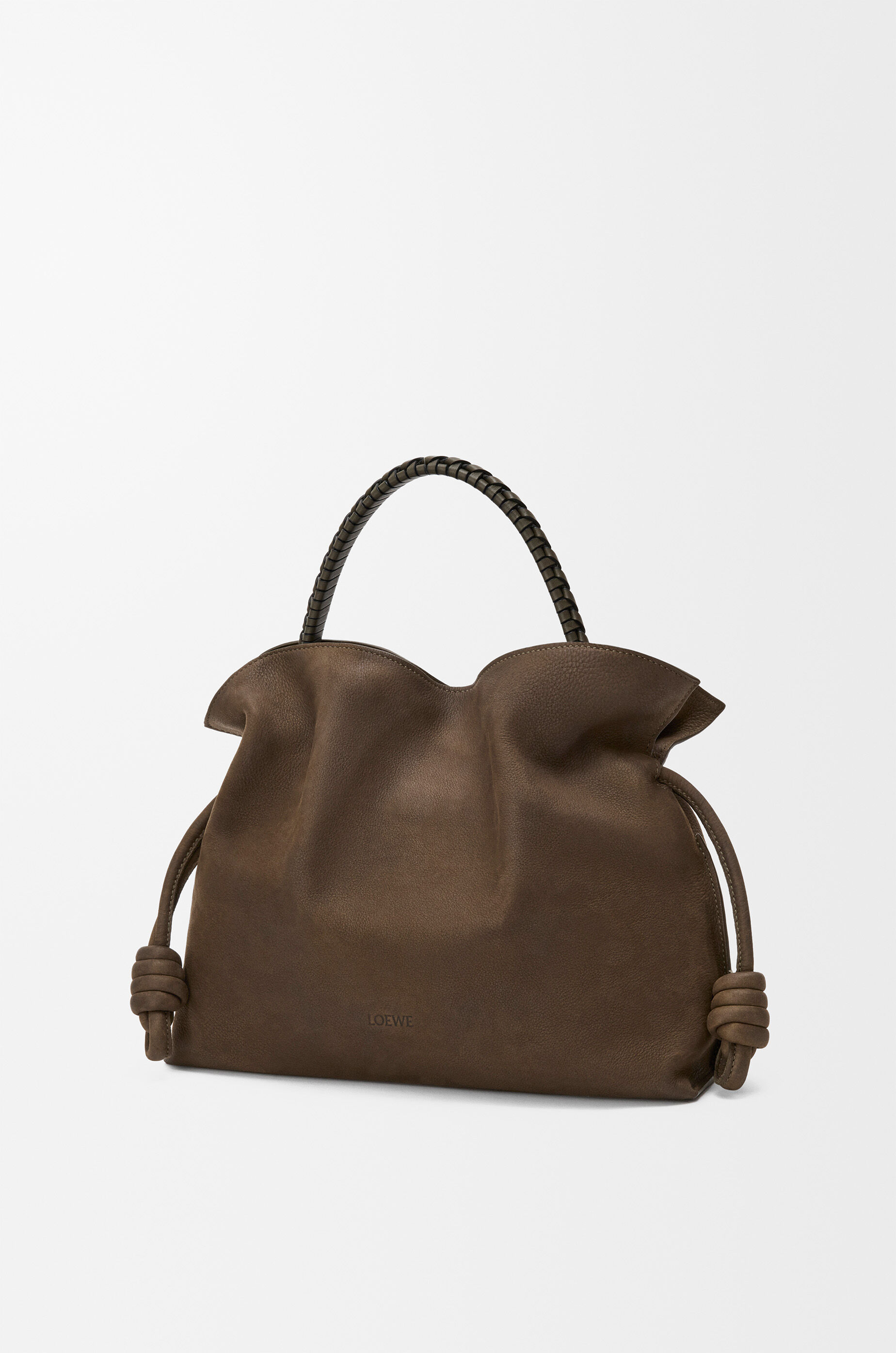 アロー ショート ストラップ（クラシックカーフ） ブラウン - LOEWE