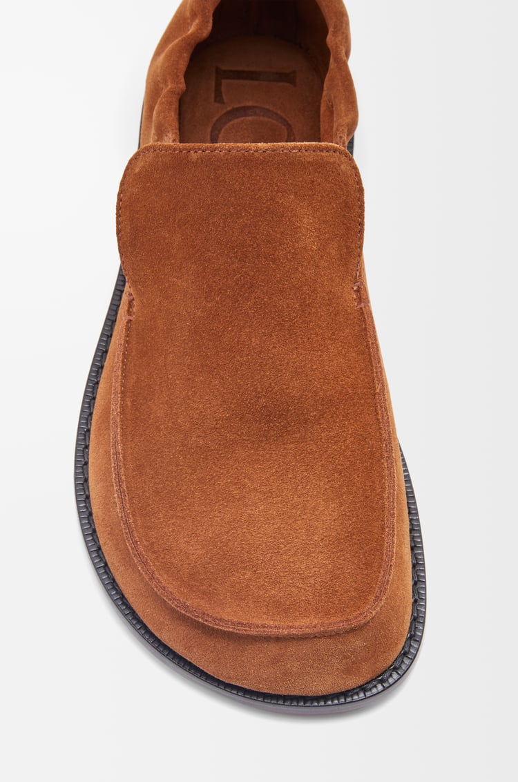 LOEWE Flex loafer in suede Chocolate