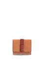 LOEWE Trifold wallet in soft grained calfskin Light Caramel/Pecan pdp_rd